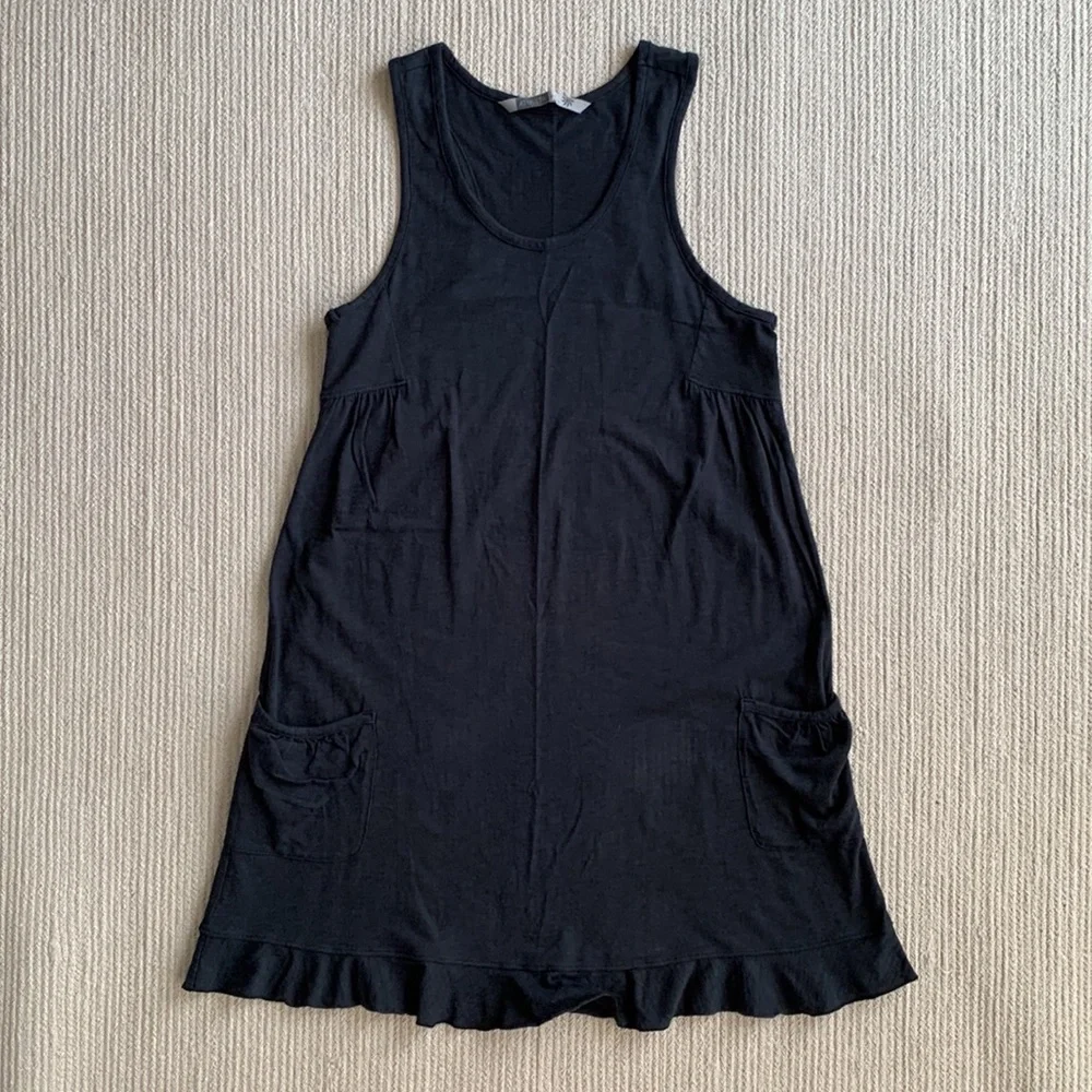 ATHLETA Black Racerback Beach Coverup with Pockets S - Picture 6 of 9